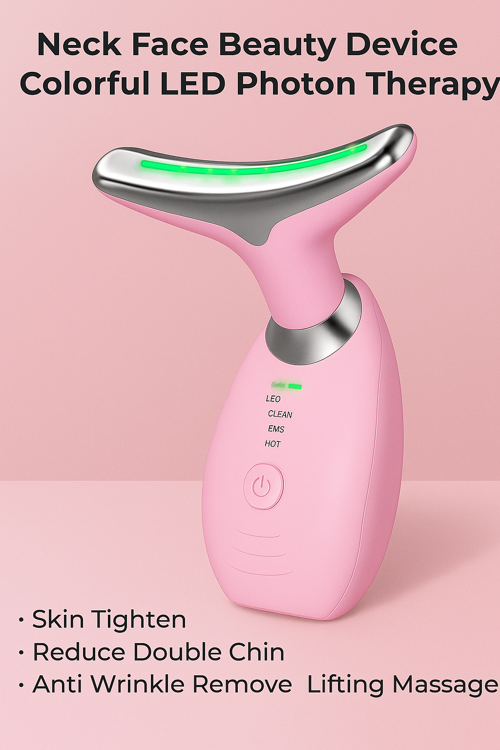 ✨ Reclaim Your Glow ✨
Tighten skin, reduce double chin & smooth wrinkles with our LED Beauty Massager.